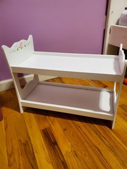 Badger Basket Doll Bunk Bed white