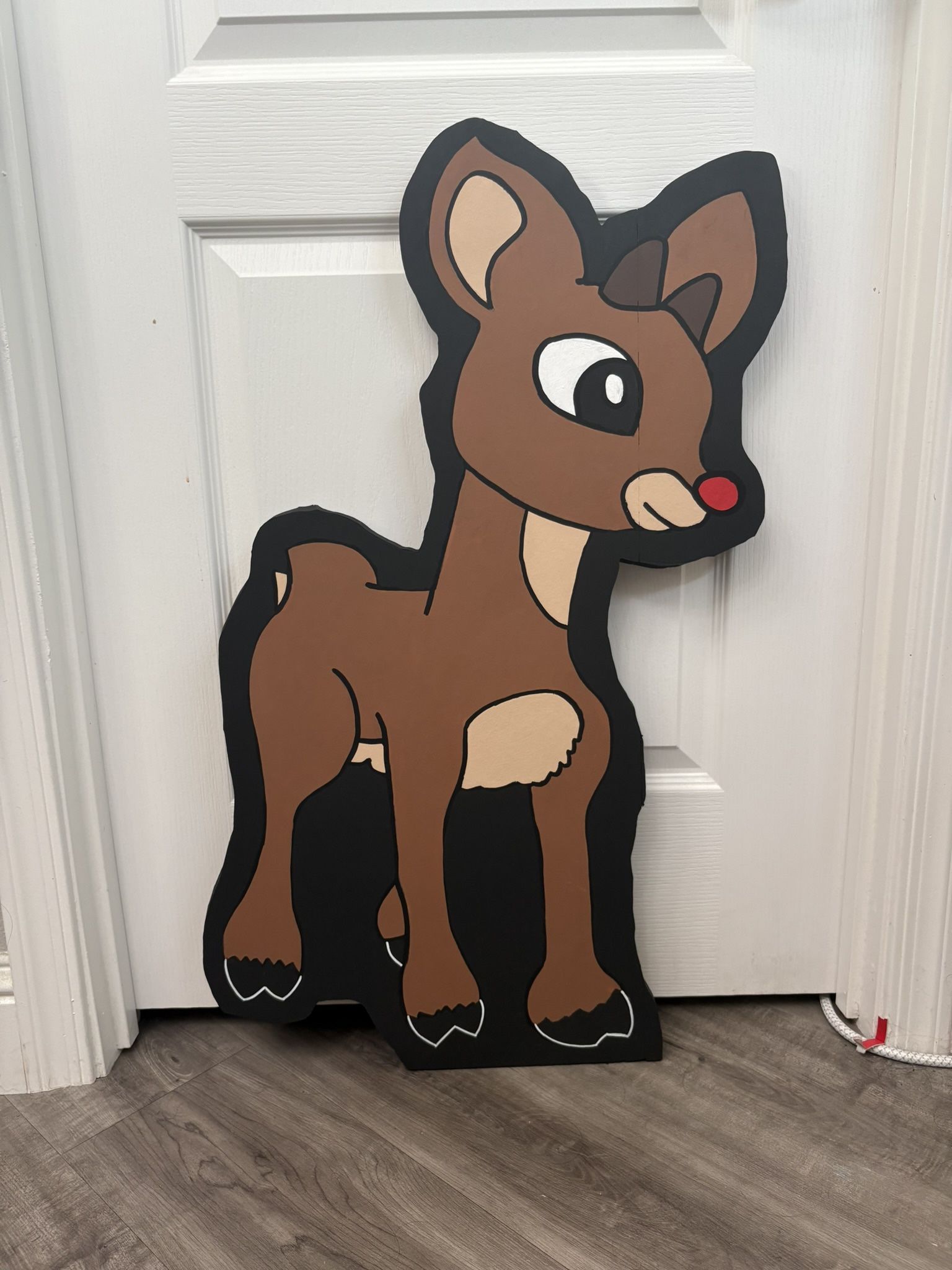 Rudolph Yard Art - 30” Outdoor Display