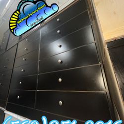12 Drawer Black Compressed Comoda Mueble 