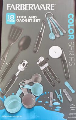 Brand New In Box Farberware 18 Piece Tool And Gadget Set