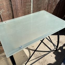 Desk / Vanity - Multi Purpose Smoke Glass Desk 
