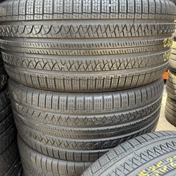 22” tires semi new yokohama 315/35/22 with free installation $250