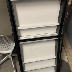 Show Case Small Has Glass Doors For Front