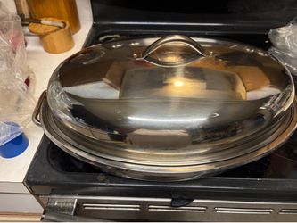 Vintage Farberware No. 722 Roasting Pan with Rack with original box