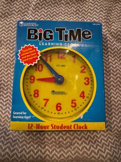 Learning Resources Big Time Learning Clock