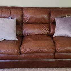  Genuine Leather Family Room Set