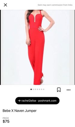 Red Bebe x Naven jumpsuit