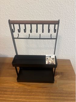 Jewelry organizer with free pair of earrings included