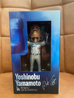 BRAND NEW UNOPENED Yoshinobu Yamamoto Game 7 Last Out Dodgers Bobblehead SGA 5/27/26