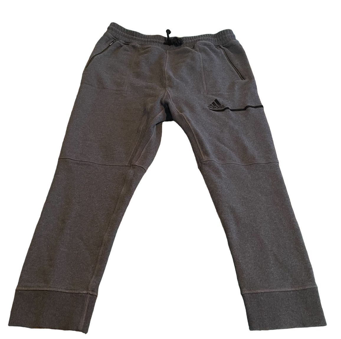 Adidas Sweatpants Men XL Gray Joggers Workout Gym Exercise Casual Weightlifting