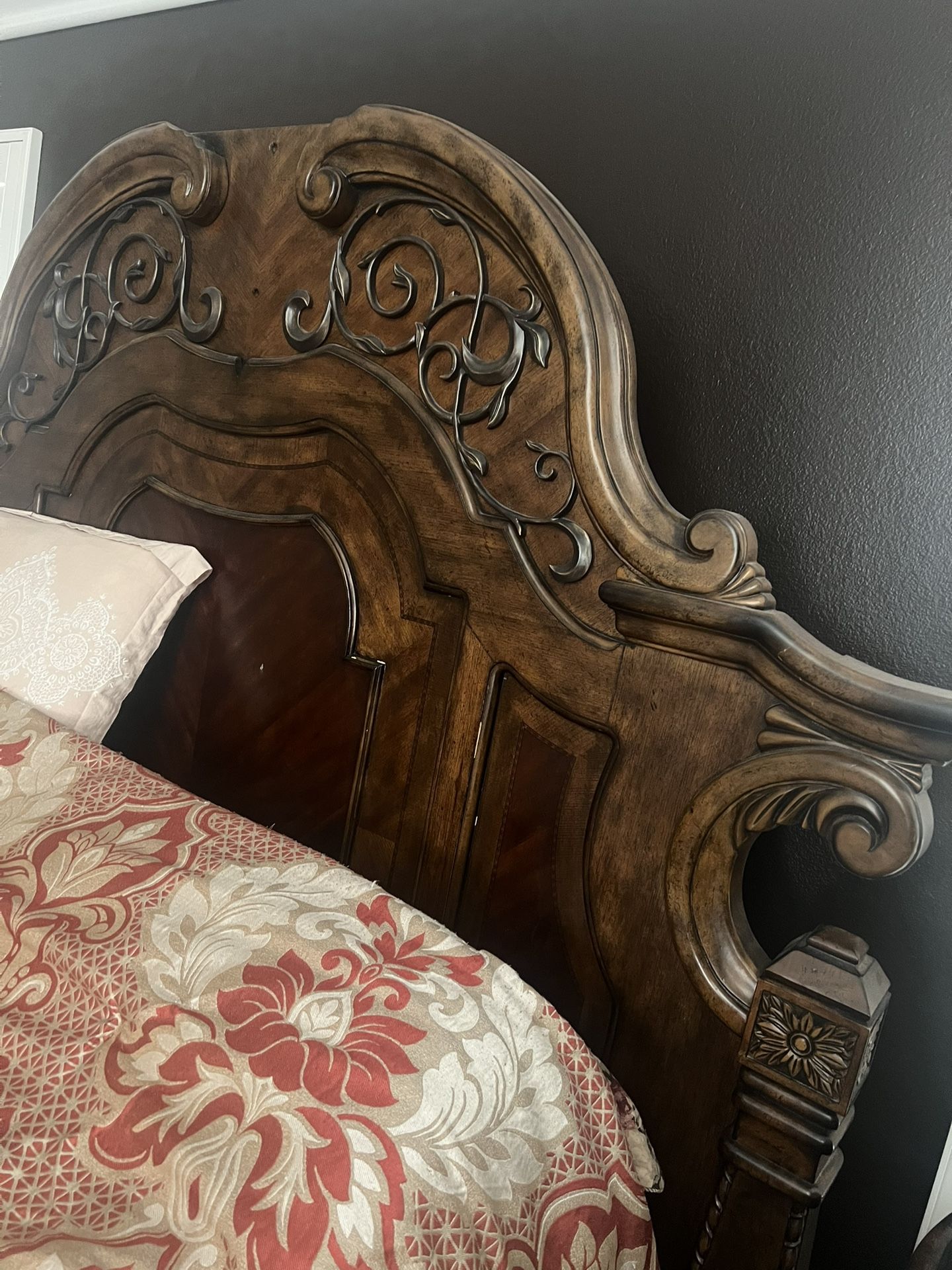 Real Cherry Wood Bedroom Set