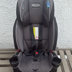 Graco SlimFit 3-in-1 Convertible Car Seat, Ultra-Space-Saving Design, Darcie, Suitable for Rear