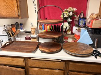 Wooden Dessert tables , lazy Susan
