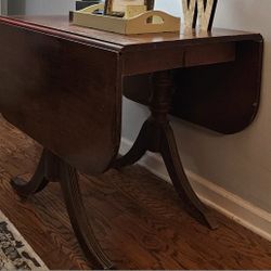 Antique Wooden Drop Leaf Table