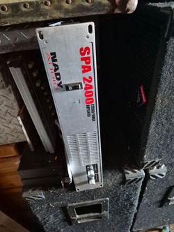 Natty twenty four hundred watt amp