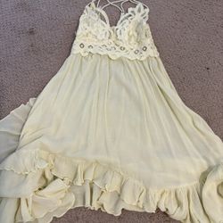 Butter Yellow Summer Dress