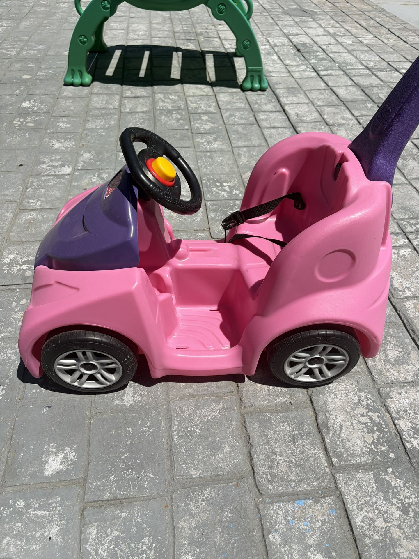 Pink Step2 Push Car Toddler Ride On Stroller Style Kids Car Parent Handle