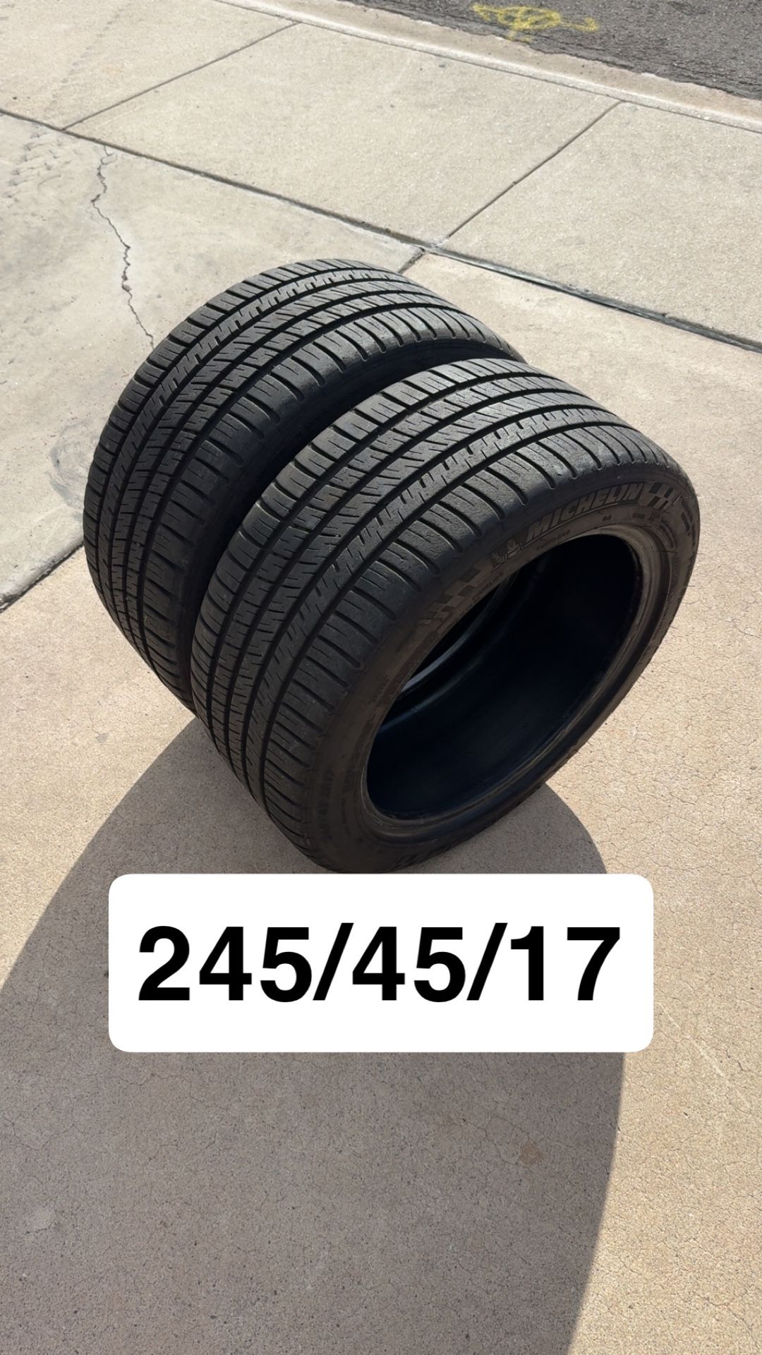 (2)245/45/17 Michelin Pilot Sport A/S 3 Plus 
