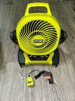 RYOBI PCL851 18V ONE+ 7.5 in. Misting Fan