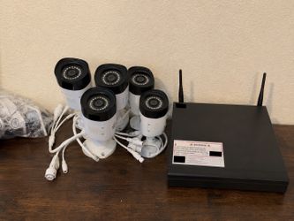 Hiseeu Wireless Security Camera System – NVR + 8 Outdoor Cameras