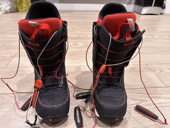 Burton MOTO Snowboard Boots Mens Size 10 Black