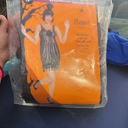 Girl flapper costume size medium 8-10 $15