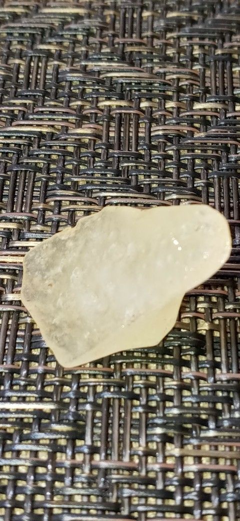 Translucent Libyan Desert Comet/Meteorite Impactite/Tektite Glass 3.12 grams good for jewelry piece