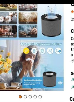 Inspiration air purifier filter *new@$50