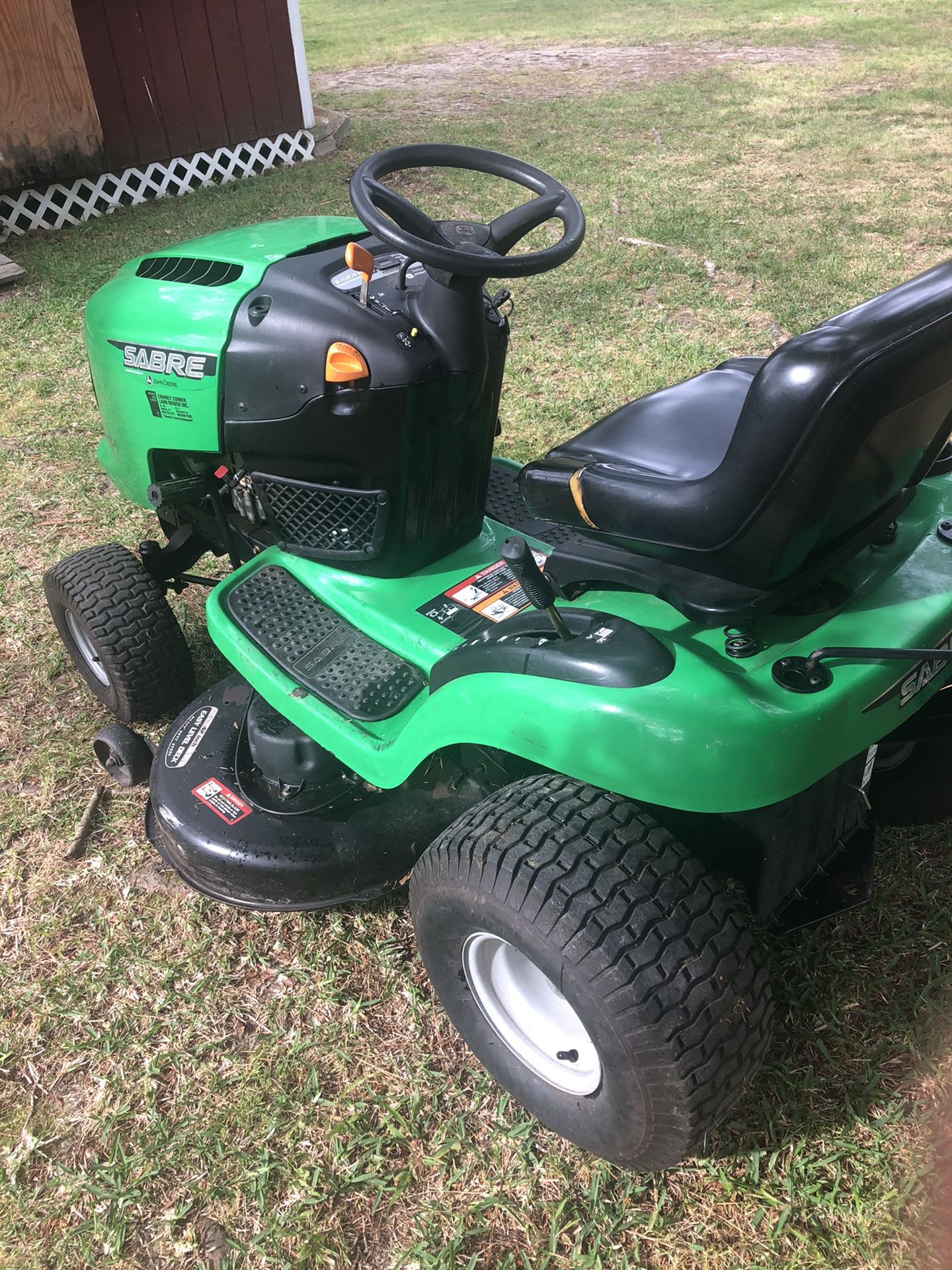 Sabre riding mower