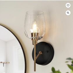 BRAND NEW BRASS WALL SCONCE WITH TEXTURED GLASS.OLENTANGY RIVER RD AND BETHEL RD PU.