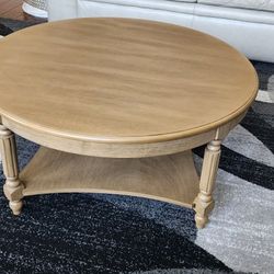 Solid Wood Coffee Table -- Antique Oak