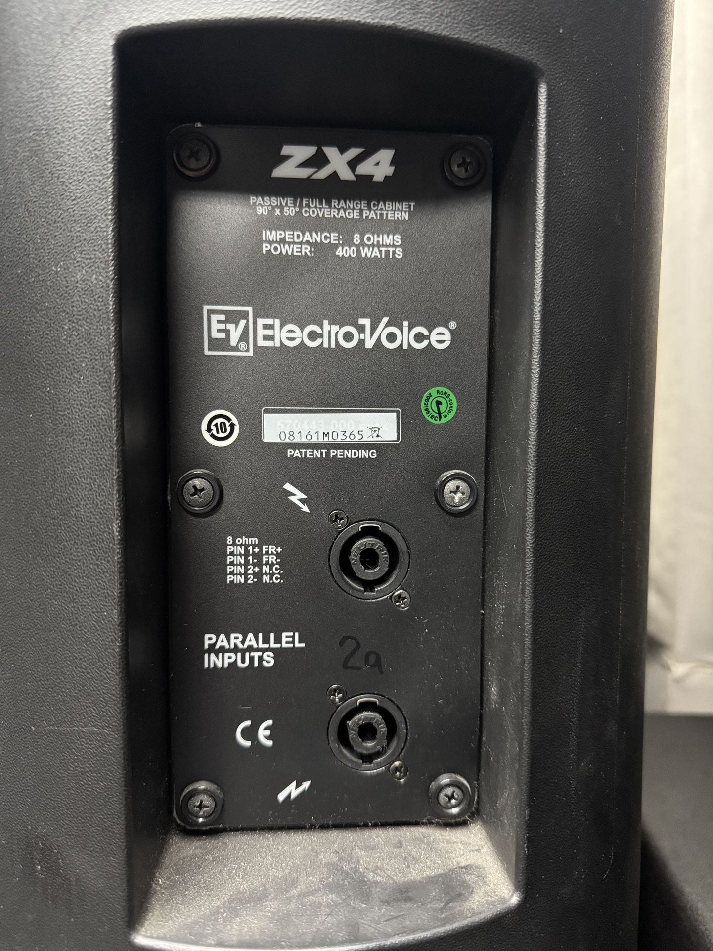 Ev “electro-voice” ZX4 - 2 Speakers / pro sound for Sale in Rancho