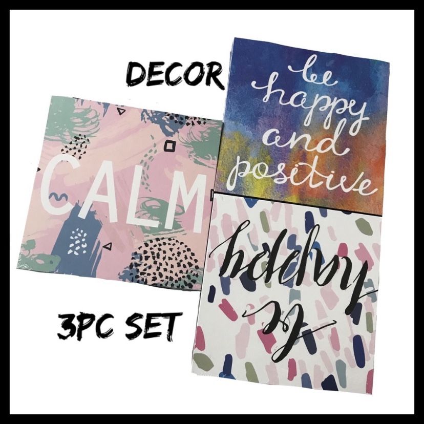 *NIB 3pc Home Decor Set