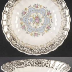 Set Of 5 LIMOGES American Limoges Lyric 1K-S 384-X    5 1/4" Fruit/Dessert Bowl