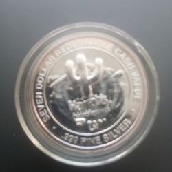 $7 Harrah's Casino .999 Silver Coin