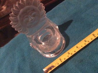 Glass sun tea lite holder