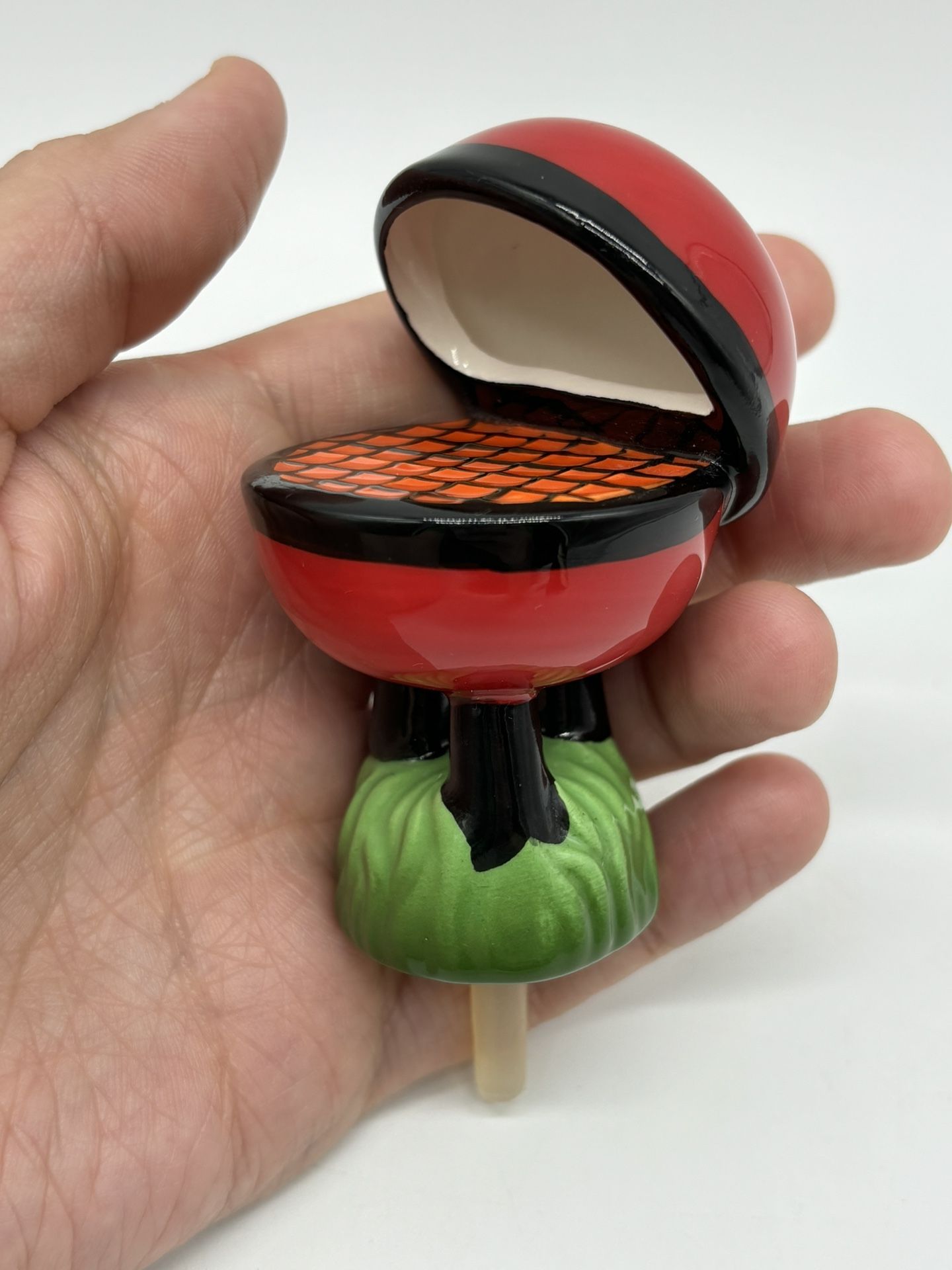 Nora Fleming Hot Stuff BBQ Grill Mini Platter Charm NF Initials