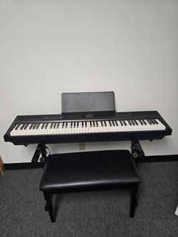 Digital Piano Keyboard with Stand & Bench