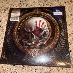 Five Finger Death Punch Best of Volume 2 x LP SEALED LIMITED To 500 RED GOLD