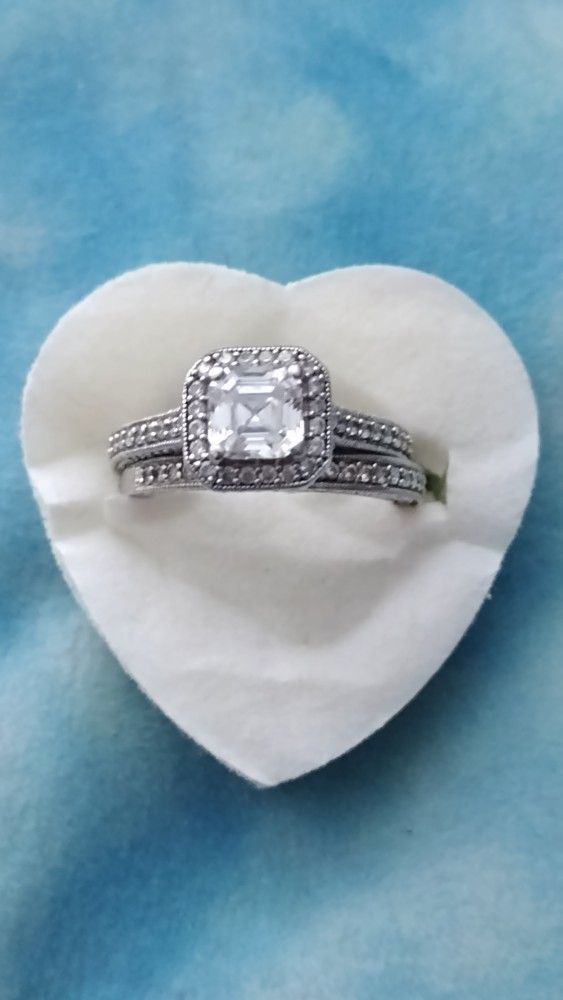 CZ And .925 Sterling Silver Rings