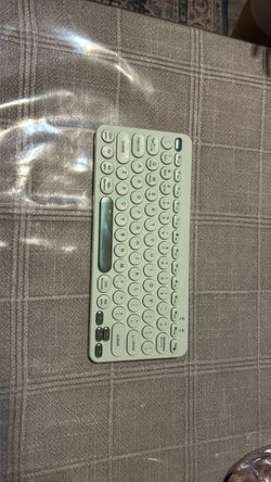 Green wireless keyboard