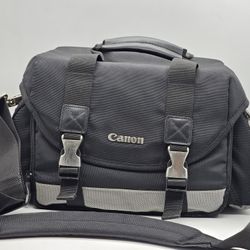 Canon 200DG Digital SLR Large Camera & Lens Case Gadget Bag Black Shoulder Strap