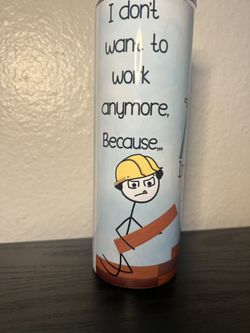 20oz Custom Funny Tumbler With Straw /Available In Pink