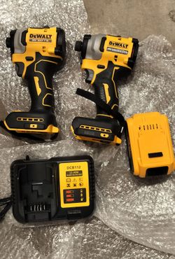 2 Brushless impact screwdrivers, battery and charger. All for $100