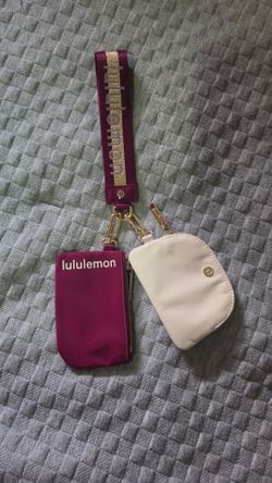 Lululemon dual wristlet