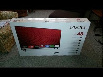48-INCH VIZIO LED SMART HDTV WITH A 60 DAY MALFUNCTION WARRANTY