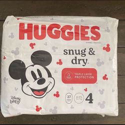 Huggies Snug & Dry or Little Movers Size 4 Diapers $7 Each