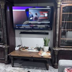 5 Piece Solid Wood Entertainment Center 
