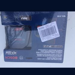 Bosch GCL 2-55 self-leveling cross-line laser with plumb points