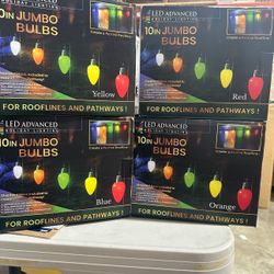 10” Jumbo Bulb 4pk Pathway Lights